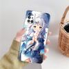 Чехол для телефона Gawr Gura Hololive shark в стиле аниме для Samsung Galaxy A51 A71 A21S A12 A11 A31 A41 A52 A32 5G A72 A01 A02S, прозрачный чехол