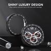 ENKAY HAT PRINCE For Samsung Galaxy Watch8 40mm Case with PMMA Screen Film Rhinestone Decor PC Watch Cover