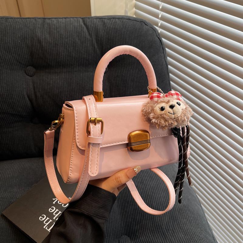 Premium Textured Bag Women's 2025 New Fashion Versatile Messenger Bag Spring and Summer Popular Portable Small Square Bag