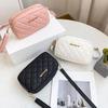 Rhombus Embroidery Camera Bag 2025ladies Bags Korean Version Fashion Mobile Phone Bag Women's Shoulder Small Square Bag