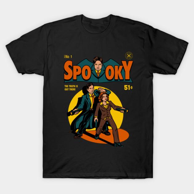 Asian Size Cotton Unisex Tshirt Print T-shirt Spooky Comic T-shirt No-Cut Print Regular Fit