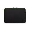 Newbia Soft Cushion Laptop Pouch NVA-N001, Black Green