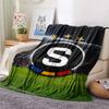 AC Sparta Praha logo  FlAannel Blanket, High quality Comfortable for All Seasons, Home Decor, Warmth and Comfort