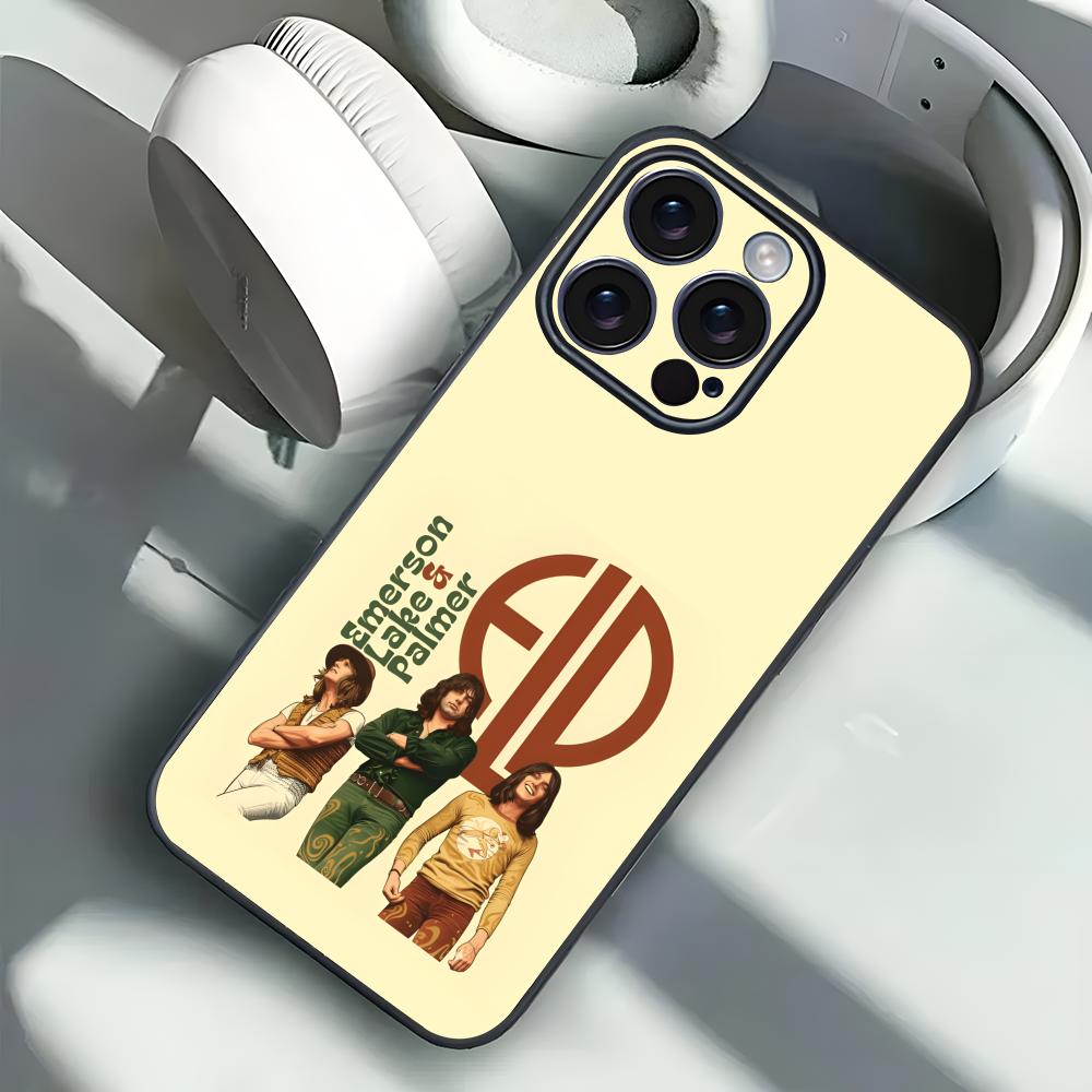 Art Rock elp E-emerson Lake & Palmer Phone Case for iPhone 12-17 Air Plus Pro Max Satin Glossy Colorful Great Gift