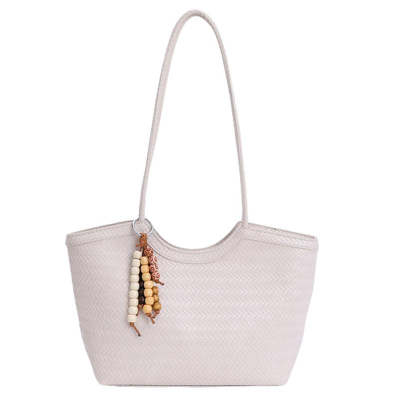 Сумки Большой вместимости сумки-тоут 2025 осень новые популярные плетеные сумки Универсальные наплечные сумки Зарубежный стиль сумки под мышкой