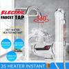 3000W Instant Hot Water Tap LCD Temp Display 360 Degree Rotation Electric Faucet Tap Hot Water Heater Showerhead Optional 220V/50HZ