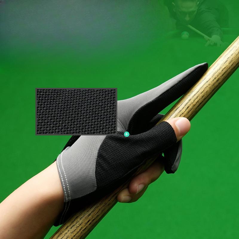 Прочные Удобные Одинарные Противоскользящие Половина Пальца Легкие Снукер Впитывающие Пот Рыболовные Перчатки для Мужчин и Женщин