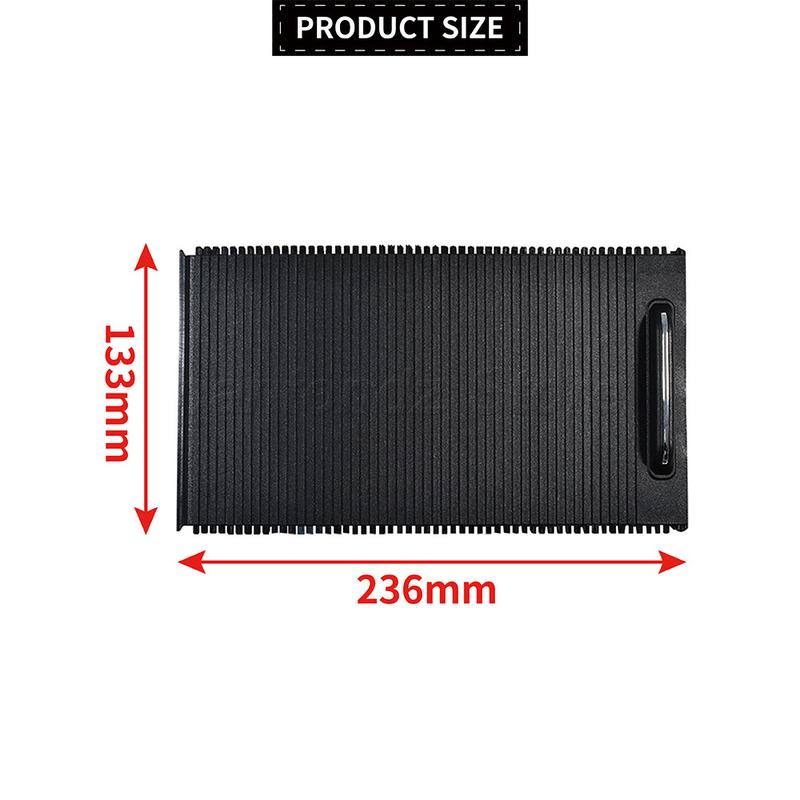 Centre Console Armrest Cup Holder Roller Pull Curtain box storage cover For Citroen Berlingo Peugeot Partner 2008-2018 7591.7