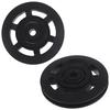 95Mm Black Bearing Pulley Wheel Cable Gym Equipment Part Wearproof