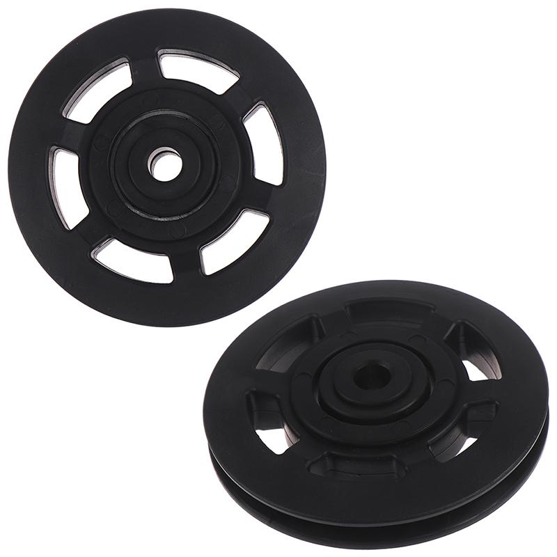 95Mm Black Bearing Pulley Wheel Cable Gym Equipment Part Wearproof