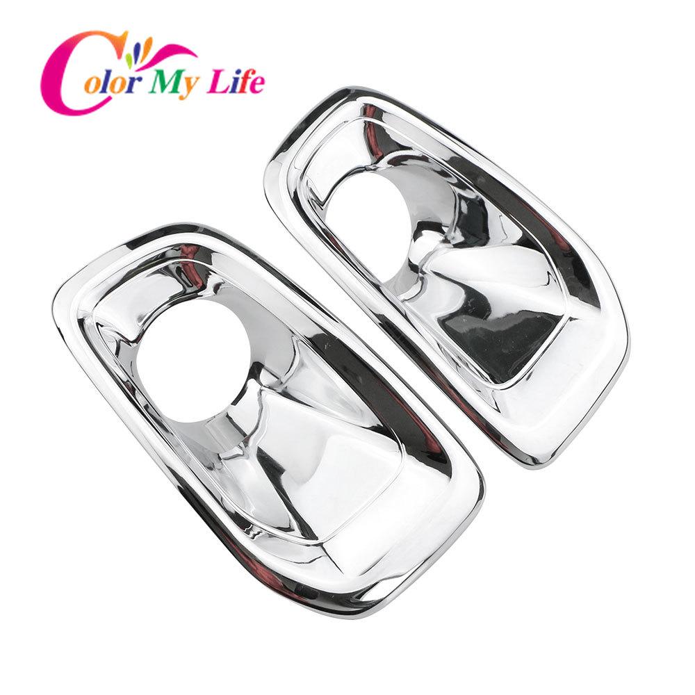 Автомобильный хромированный чехол для противотуманных фар для Jeep Renegade 2015 2016 2017 2018 аксессуары защитная накладка передних противотуманных фар