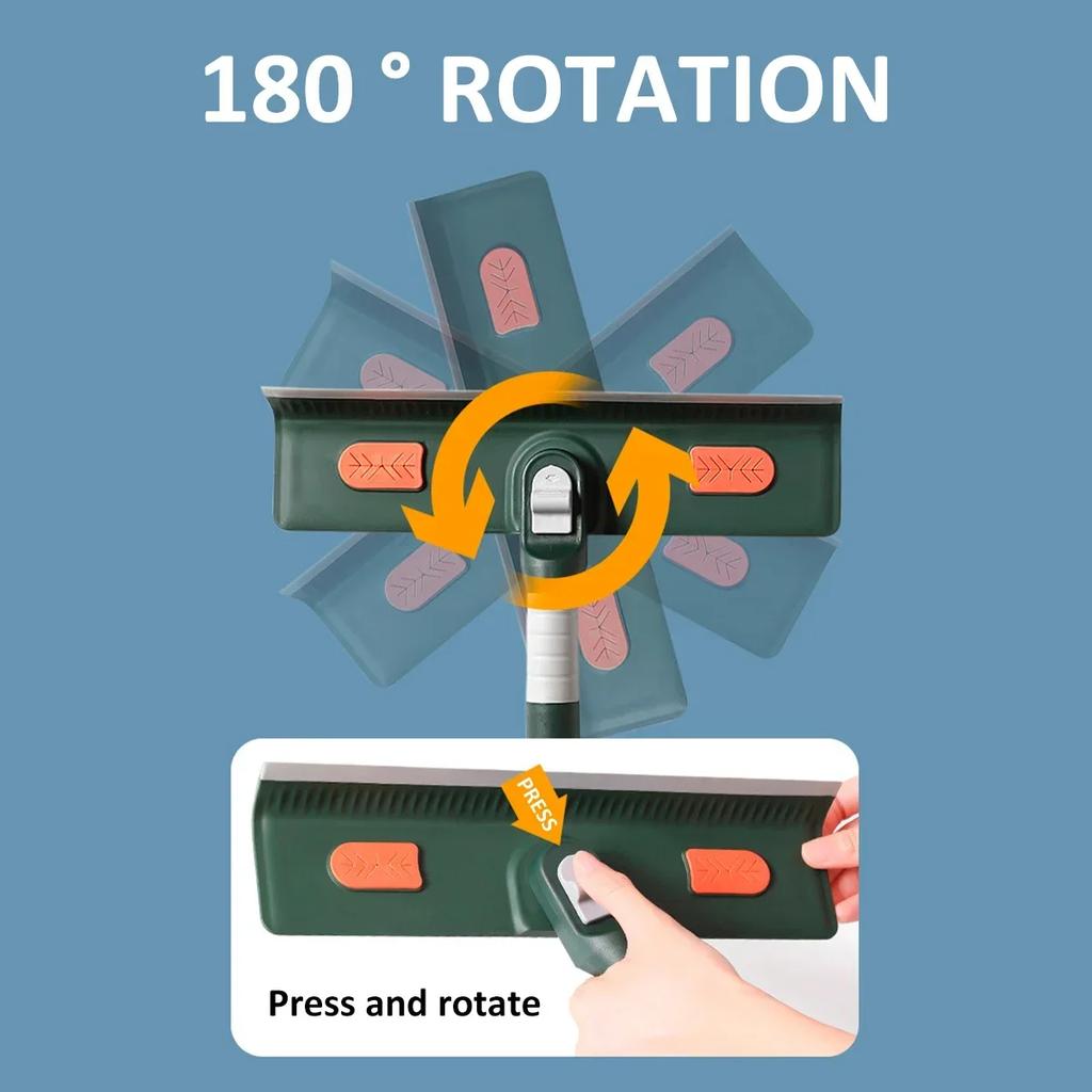 Скребок для мытья окон Скребок для душа 57/89 дюймов Телескопическое оборудование для мытья окон с головкой и чистящими инструментами Высокое окно