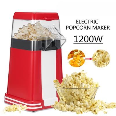 Мини-бытовая здоровая машина для попкорна горячим воздухом без масла, вилка ЕС/Австралия, 1200 Вт, 220 В, аппарат для попкорна для дома и кухни