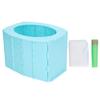 Kids Portable Potty Garbage Bag Stable Standing Space Saving Foldable Toilet Seat for Travel Use