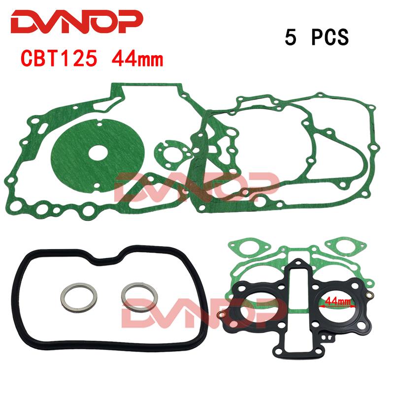 Complete Gasket Set CBT125 CB125T for Motorcycle Honda 125cc CBT 125 CBT150 engine seal spare parts include cylinder gasket
