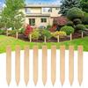 30 Pcs Wooden Garden Stakes Grade And Survey Stakes Landscapes Grading Stakes for Plant Support Garden Fence Survey Boundaries Baselines