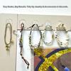 Transparent Strong Adhesive Mini Hook for Kitchen Door Bathroom Mirror Cabinet Jewelry Storage Non-Marking No Punching Required