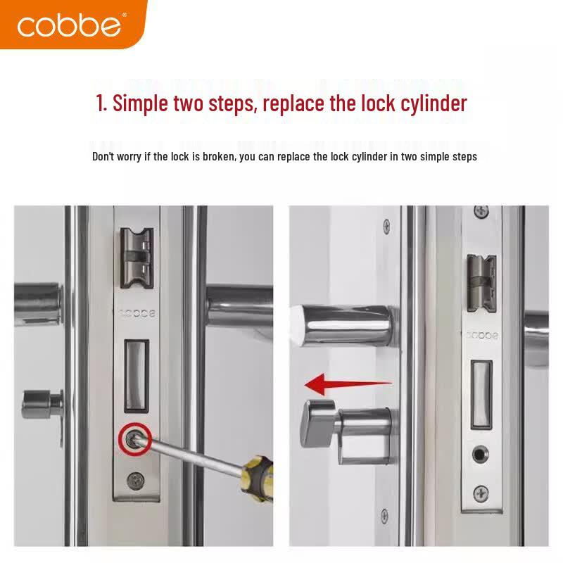 Kabe Indoor Wood Door Lock Cylinder
