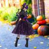 Oʻrgimchak mavzusidagi qizlar uchun Halloween kostyumi, kun boʻyi kiyish uchun, tutu yubka va qanotlar