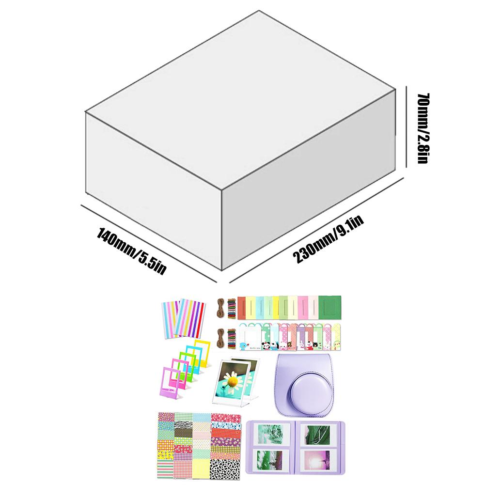 10 in 1 Instant Cameras Accessories Photo Album Camera Bag Photo Frame Stickers Animal Ear Hanging Frame for Instax Mini 12/11/9