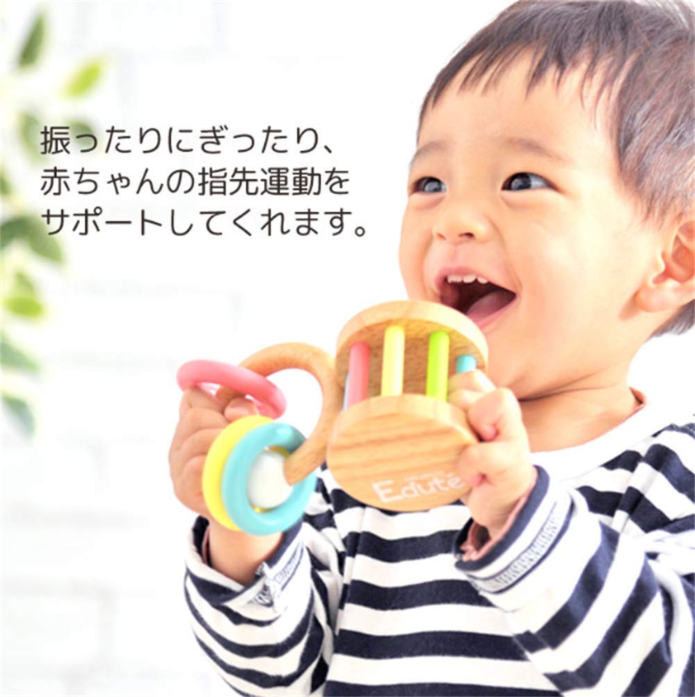 Подарочный набор для младенцев Утка Соска-погремушка для прорезывания зубов Погремушка Деревянная игрушка 0 лет Подарок для младенца Детское образование