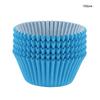 100PCS Mini Cupcake Liners Round Cake Baking Cups Muffin Cases Home Party Blue