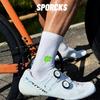 SPORCKS Носки до середины икры для велоспорта «Счастливый клевер» - Дышащие, быстросохнущие, высокоэластичные для пар