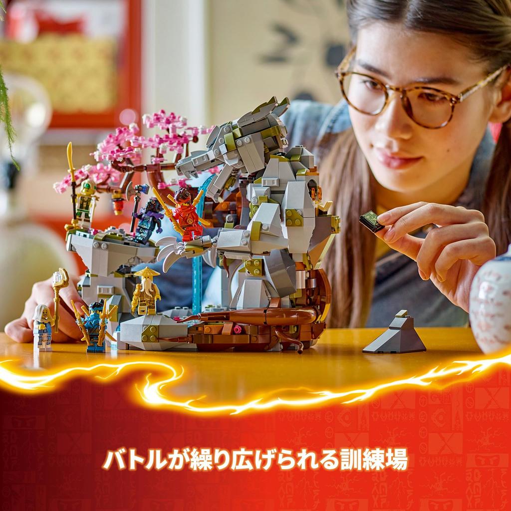 LEGO Ninjago Dragonstone Falls Игрушка Подарок на День Рождения Блок Рождество Мальчики Девочки Дети Боевой Робот 71819
