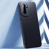 Phone Case for OnePlus Ace 6T, Full Protection Shockproof Slim Heat Dissipation Flocked Bare Phone Feel Frosted Liquid Soft JK1019 Black