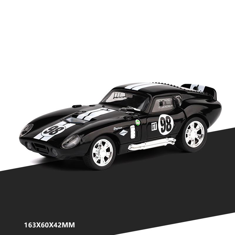 1:32 Shelby Cobra Daytona Coupe #98 Ливрея гоночная Издание Сплав Металл Литая модель автомобиля Домашний декор Коллекционные предметы Хобби Подарки