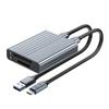 CFexpressType A/B Card Reader, USB 3.1 Gen2 10Gbps DualSlot Memory Card Reader, Portable Aluminum External Case