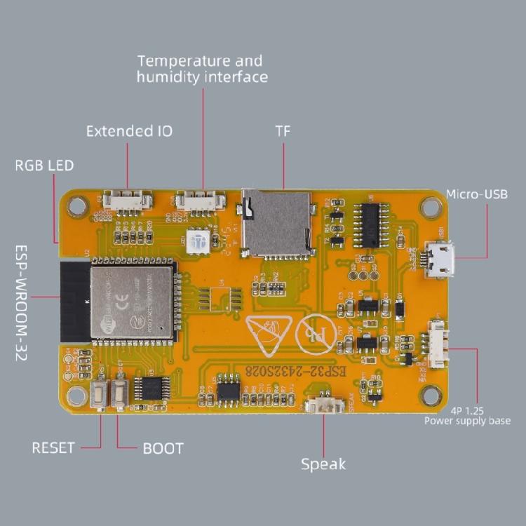 Плата разработки ESP32 Wi-Fi Беспроводная 2.8 Дисплейный модуль Scratch 3.0 Программирование