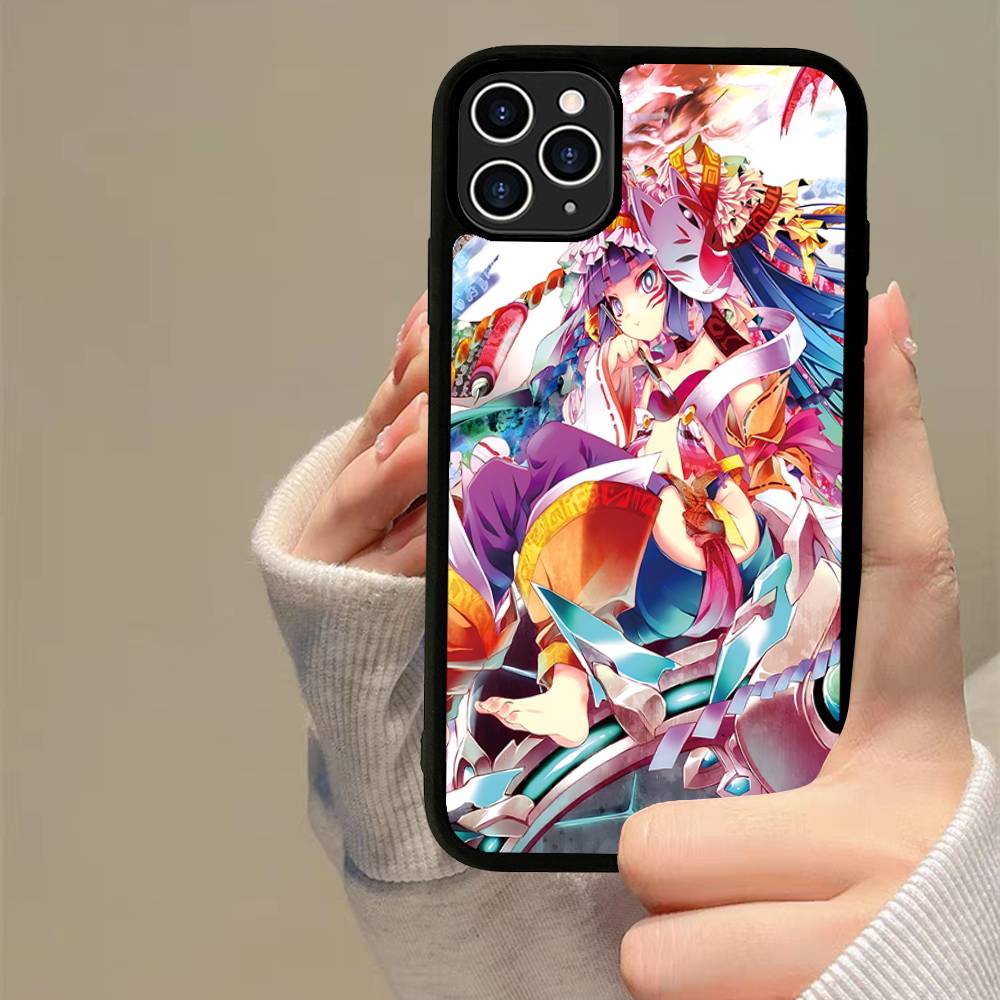 N-No Game No life Phone Case Silicone PC+TPU For For iPhone 11 12 13 14 15 16 Plus Pro Max Cover