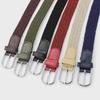 Korean Fashion Elastic Braided Belt - Unisex, Versatile, Decorative, One-Piece