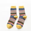 Thicken Women Socks Retro Style Cotton & Woolen Warm Socks Comfortable Soft Yellow Pink Winter Sock