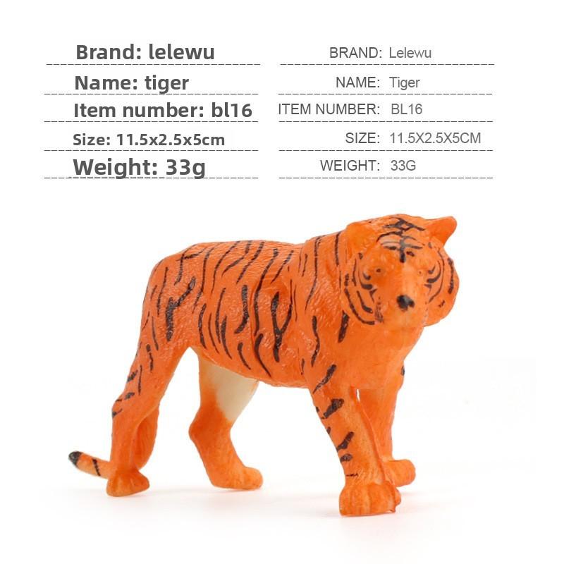 Wild Animal Elephants Tigers Model Set With Realistic Zoo Figures For Kids Educational Play And Learning