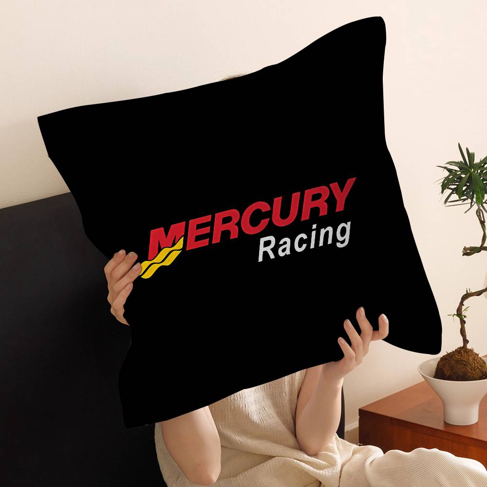 M-Mercurys Racing Pillow Gift Home Office Decoration Pillow Bedroom Sofa Car Cushion Coverpillow Case