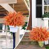 Осенние искусственные цветы для улицы, искусственные растения, устойчивые к УФ-излучению, искусственные цветы оптом для подвесных кашпо, крыльца, сада, вазы, балконного ящика