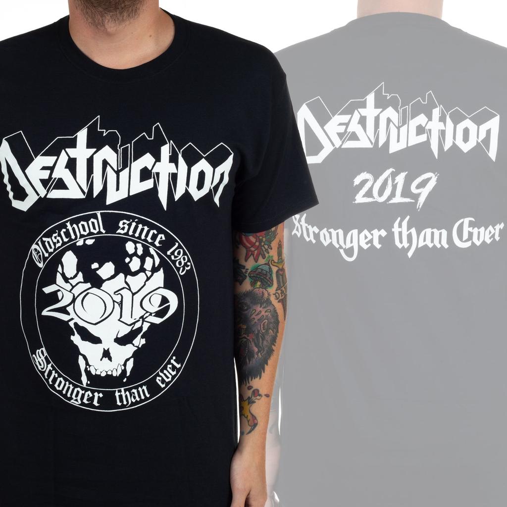 Футболка с принтом группы Destruction Mad Butcher Хлопок Графическая футболка Унисекс Женская Летняя Уличная одежда Топ