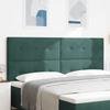 Headboard Dark Green 200 cm Velvet