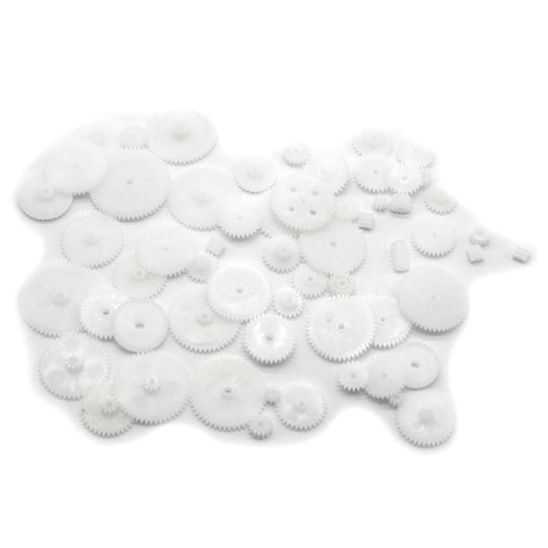 58Pcs/Set Diy Model Motor Gear Kit 0,5 Modulus Пластиковый комплект шестерен, Diy Toys