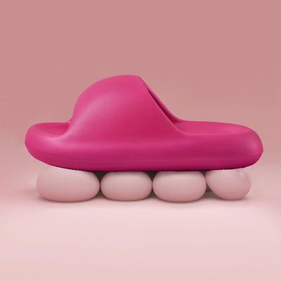 Женские супер мягкие тапочки для ванной на толстой подошве, модные бытовые нескользящие сандалии для душа с мягкой подошвой для пары, обувь для хлеба