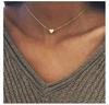 New Jewelry Trendy Necklace Jewelry 316l Stainless Steel Necklace 14k Gold Heart Charm Choker Necklace for Girls Women