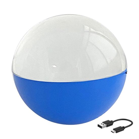 7CM Memory Sphere Ornament WiFi Video Player Faux Crystal Ball Personalized Photo Videos Display Sphere Lamp Birthday Anniversary Gift