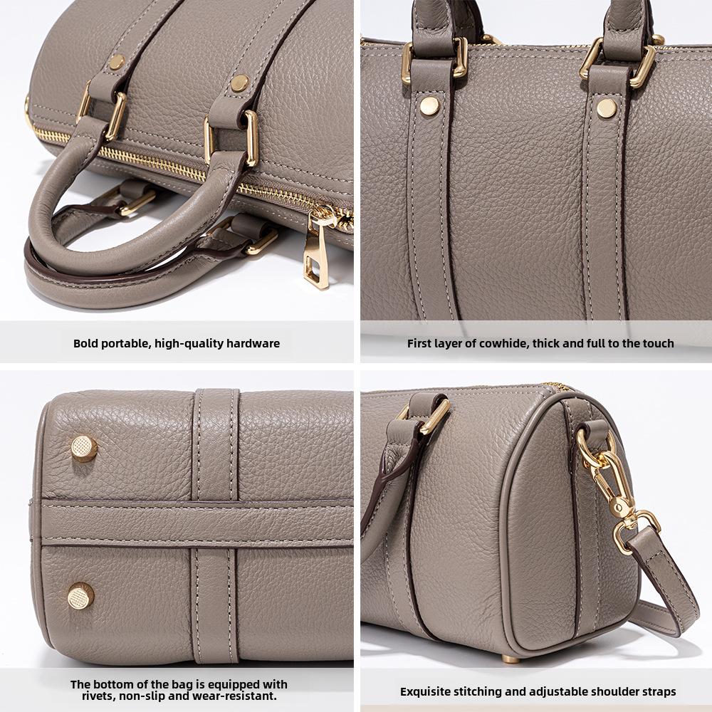 Сумка из коровьей кожи в стиле ретро Boston - универсальная сумка через плечо высокого класса