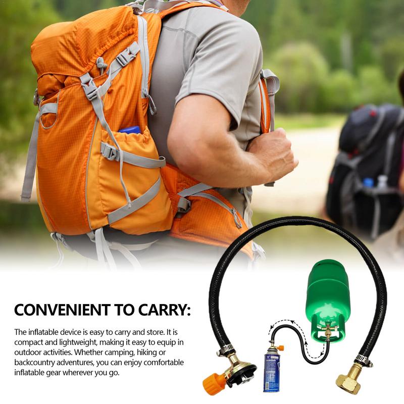 Tank Converter Refill Adapter Hose Air Tank Drain Valve Plug Extent Tube Burner Adapter Refill Adapter For Camping Stove Outdoor