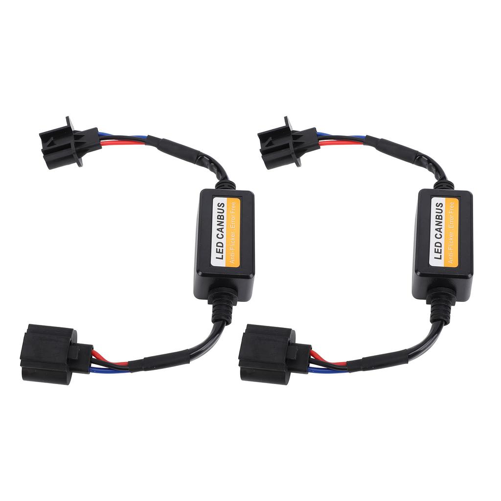 2 шт. Автомобильный светодиодный фара Canbus декодер анти мерцание предупреждение об ошибке жгут резистор комплект для H13 Headla