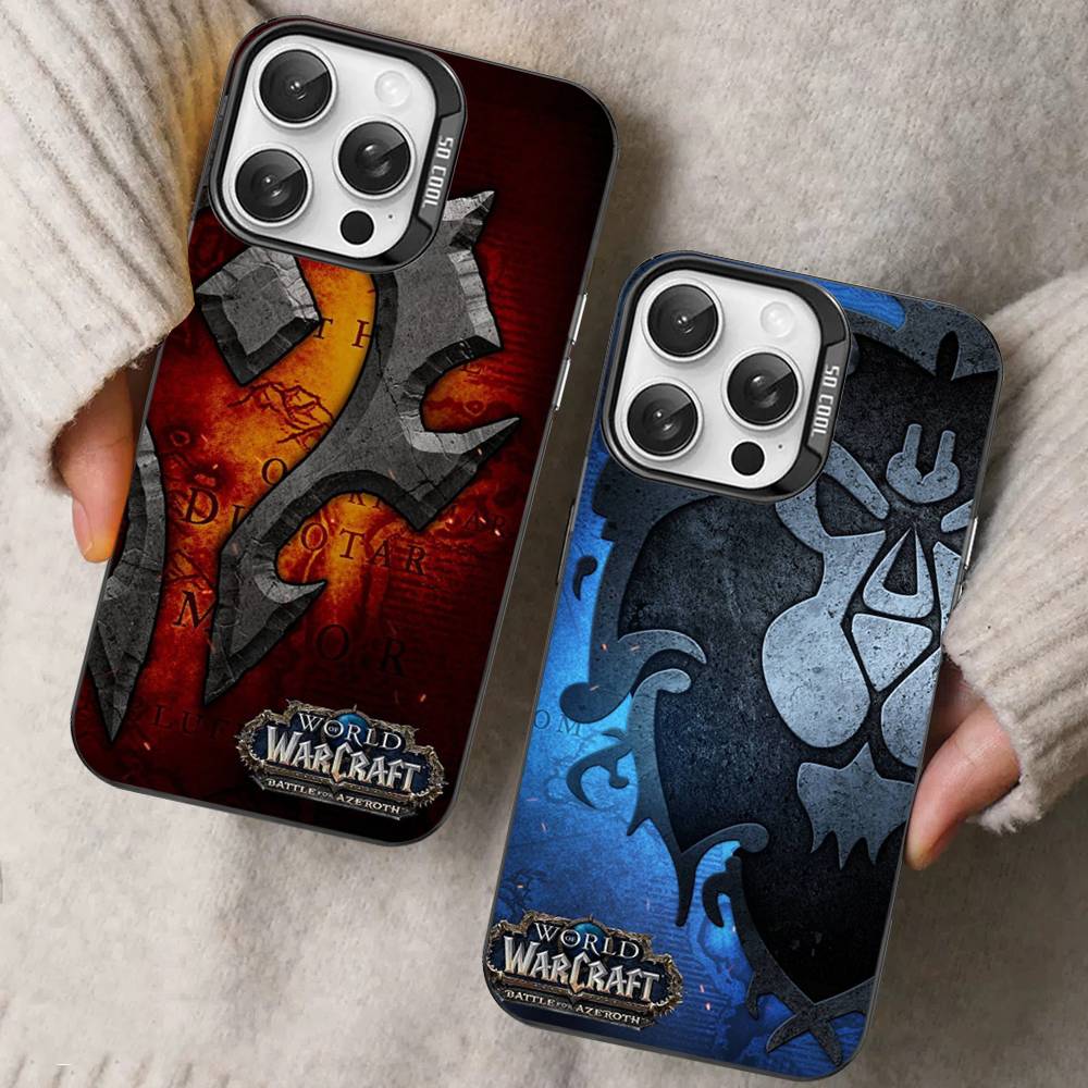 Чехол для телефона World Of Warcraft Для iPhone 17 16 15 14 13 12 11 Pro Max Plus Pro Цветной корпус