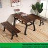 Outdoor Anti-Corrosion Wood Patio Dining Set