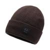Мужская шерстяная шапка зимняя модная термошапка флисовая утолщенная вязаная шапка для верховой езды для мужчин